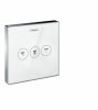 140 15736400 SHOWERSELECT GLASS BLANCO Y CROMO PZA