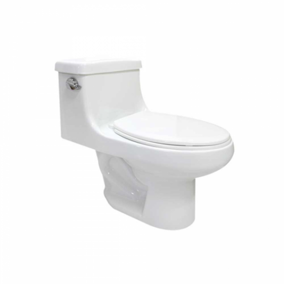 350 SANITARIO ALARGADO UNA PIEZA AVA BLANCO ASIENTO INCLUIDO 4.8LTS  PZA