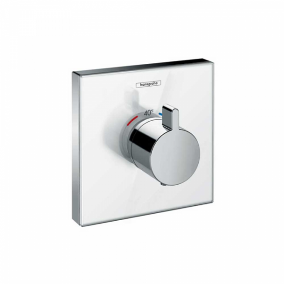140 15734400 SHOWER SELECT GLASS BLANCO CROMO PZA