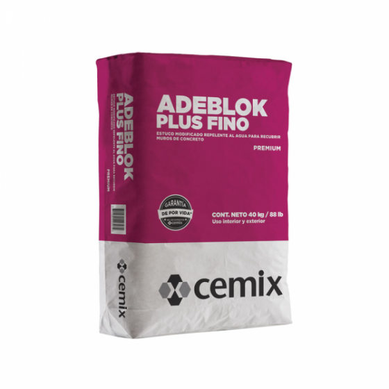 41 ESTUCO ADEBLOK PLUS FINO 40KG