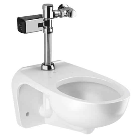 55 COMBO DE WC CON FLUXOMETRO ELECTRONICO DE BATERIAS 24601450