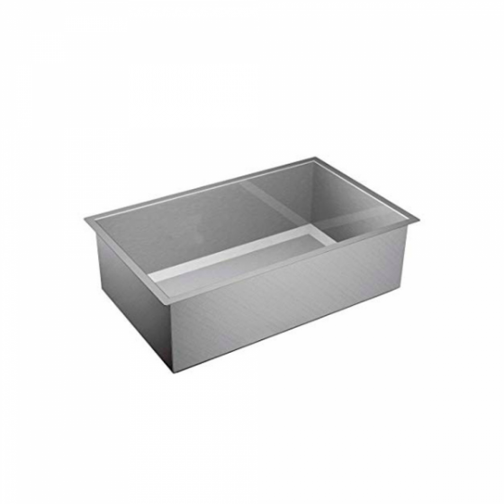 150 G16100 TARJA BAJO CUBIERA 1 TINA ACERO INOXIDABLE SIN CONTRACANASTA PZA