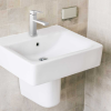 150 6781 MONOMANDO CORTO LAVABO KYVOS CON CONTRA CROMO PZA