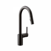 150 7565BL MONOMANDO PARA COCINA MANGERA EXTRAIBLE ALIGN NEGRO MATE PZA