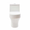 70 5134021 SANITARIO UNA PIEZA ALARGADO FUSSION BLANCO CON ASIENTO 4/6LTS PZA