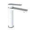 103 TB12.031 MONOMANDO ALTO PARA LAVABO LUCENT BLANCO PZA