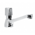 Llave temporizadora de botón superior cromo