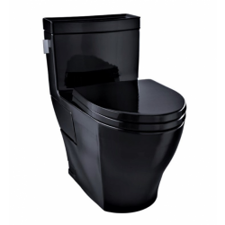 415 SANITARIO ALARGADO 1PZA LEGATO NEGRO ASIENTO INCLUIDO  4.8LTS TOTO PZA