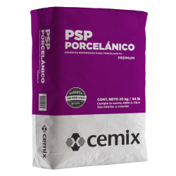 Adhesivo PSP porcelanico blanco Cemix 20kg