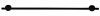 321-99916-11 TOALLERO DE BARRA 60 CM CELSA NEGRO MATE