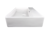 149 LAVABO SOBRE PONER MONACO 600 BLANCO UNA PERFORACIÓN ARTEXA PZA
