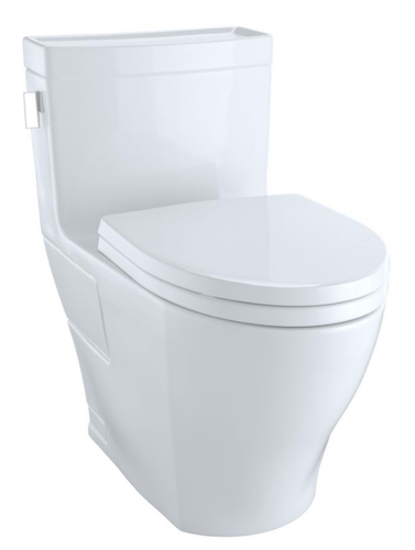 415 SANITARIO ALARGADO 1PZA LEGATO BLANCO ASIENTO INCLUIDO  4.8LTS TOTO PZA